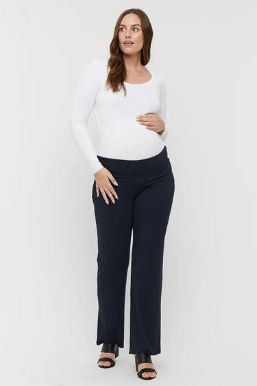 Organic Bamboo Essential Maternity Pants Pants from Bamboo Body maternity store australia